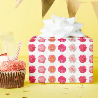 Papel De Presente Rose Repeats Wrapping Paper