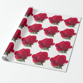 Papel De Presente Rose rouge - Red rose