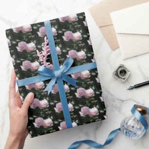 Papel De Presente Rosebudas Rosa