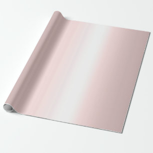 Papel De Presente Rosegold de aparência metálica Dourada e Elegante 