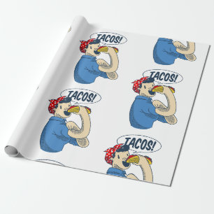 Papel De Presente rosie, o taco cinco de mayo