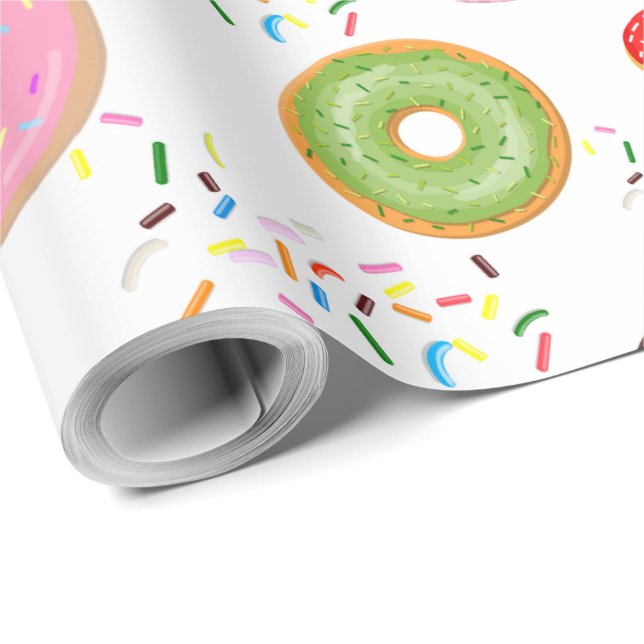 Papel De Presente ROSQUINHA e CUPCAKES (Ponta do rolo)