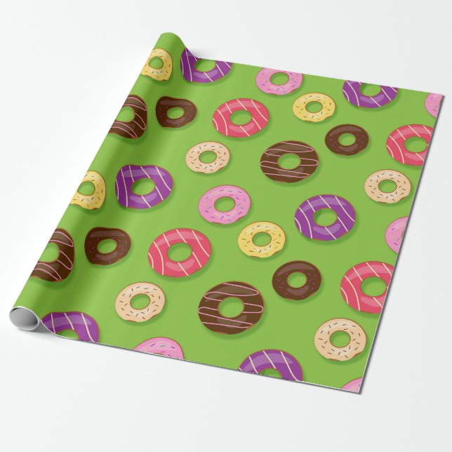 Papel De Presente Rosquinhas (Desenrolado)