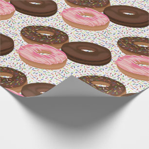 Papel De Presente Rosquinhas com Partido Sprinkles