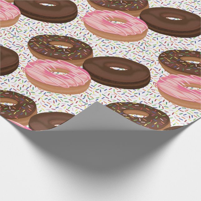 Papel De Presente Rosquinhas com Partido Sprinkles (Ponta)