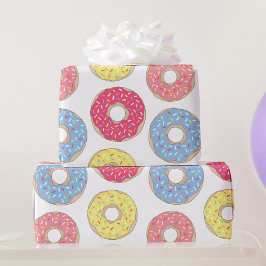 Papel De Presente Rosquinhas de aspersão coloridas