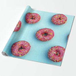 Papel De Presente Rosquinhas de roscas de papel