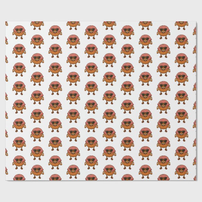 Papel De Presente Rosquinhas felizes (Aberto)