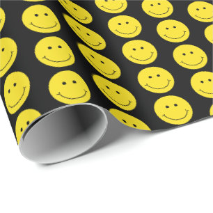 Papel De Presente Rosto Amarelo Amarelo de Grainha