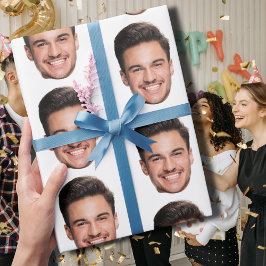 Papel De Presente Rosto Personalizado