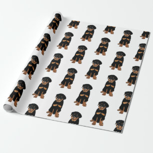 Papel De Presente Rottweiler