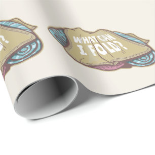 Papel De Presente Roupas dobráveis, dia de lavanderia