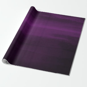 Papel De Presente Roxo Ameixa Moderno Aquarela Chique Elegante