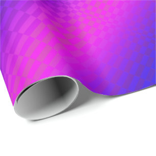Papel De Presente Roxo e azul de Rigel da Op-Arte