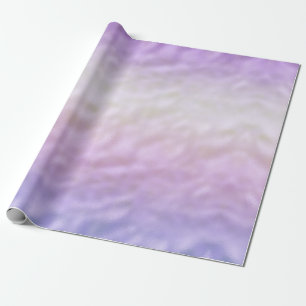Papel De Presente Roxo Ombre Unicorn