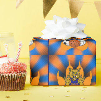 PAPEL DE PRESENTE RSD WILDCATS ESPORTE PAPEL DE EMBALAGEM