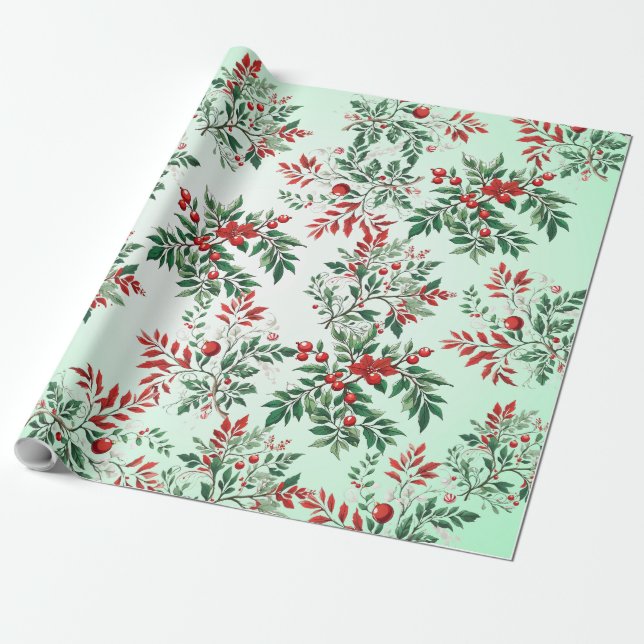 Papel De Presente Rua de Natal (Desenrolado)