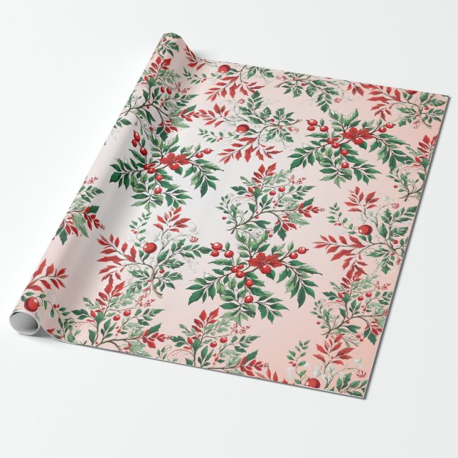 Papel De Presente Rua de Natal (Desenrolado)