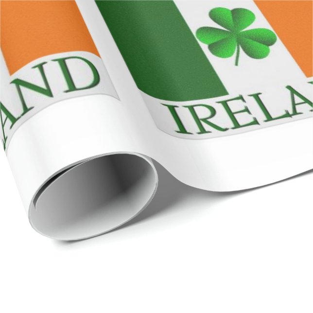 Papel De Presente Rua, papel de embrulhamento no dia de Patrick (Ponta do rolo)