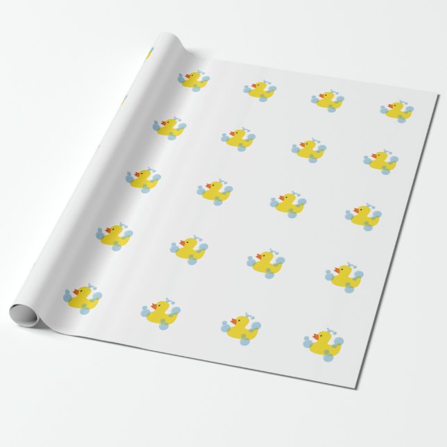 Papel De Presente Rubber Duck (Desenrolado)
