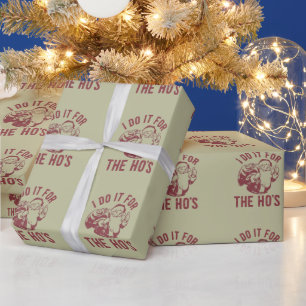Papel De Presente Rude Natal Papai Noel Cara Eu Faço Por Causa Das G