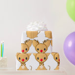 Papel De Presente Rudolf Chihuahua<br><div class="desc">Apresentando nosso adorável e festivo Artigo de Moldagem de Chihuahua Rudolf — uma maneira deliciosa de adicionar um pouco de alegria de férias aos seus presentes! Este design exclusivo apresenta um charmoso Chihuahua descoberto como Rudolf, a Reindeer Vermelha, trazendo um elemento caprichoso e animador aos seus presentes. 🎄 **Encantador Design...</div>