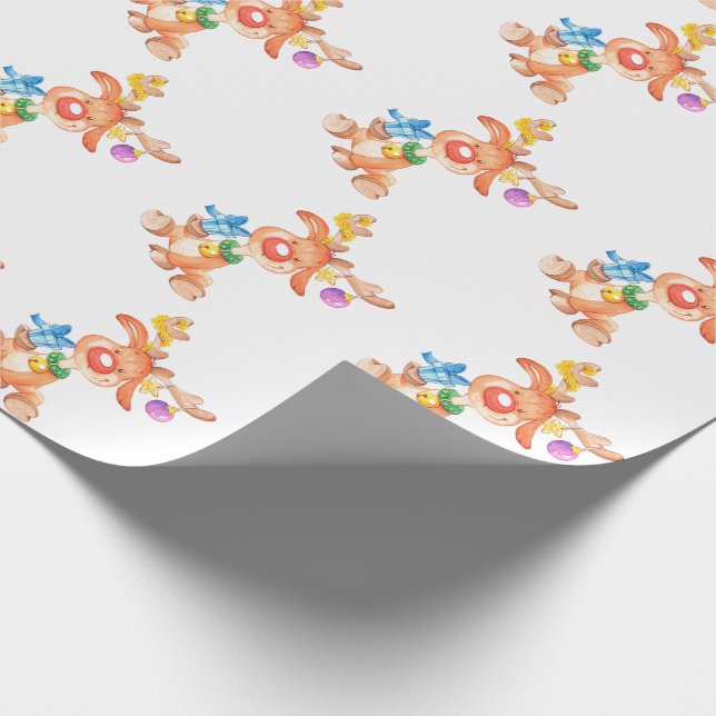Papel De Presente Rudolph, o Rena de Nariz Vermelho (Ponta)