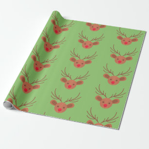 Papel De Presente Rudolph Wrapping Paper