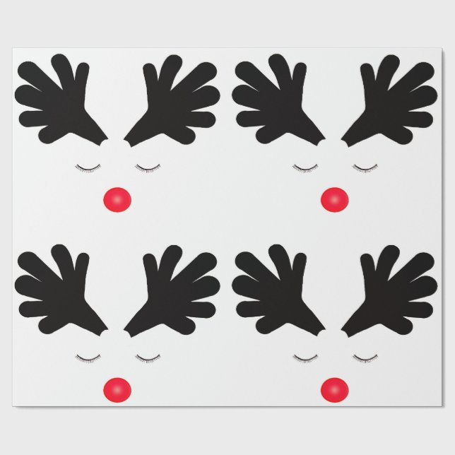 Papel De Presente Rudolph Wrapping Paper (Aberto)