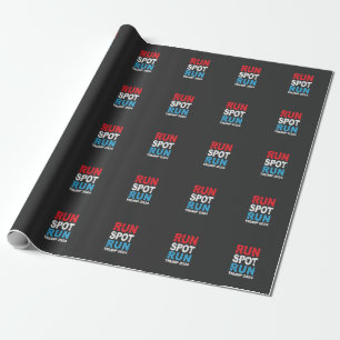 Papel De Presente Run Spot Run Trump 2024 eleição Trump Vance