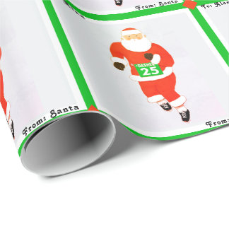 Papel De Presente Running Track and Field Gift Wrapping Paper