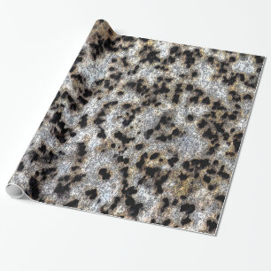 Papel De Presente Rustic Cheetah Impressão Design