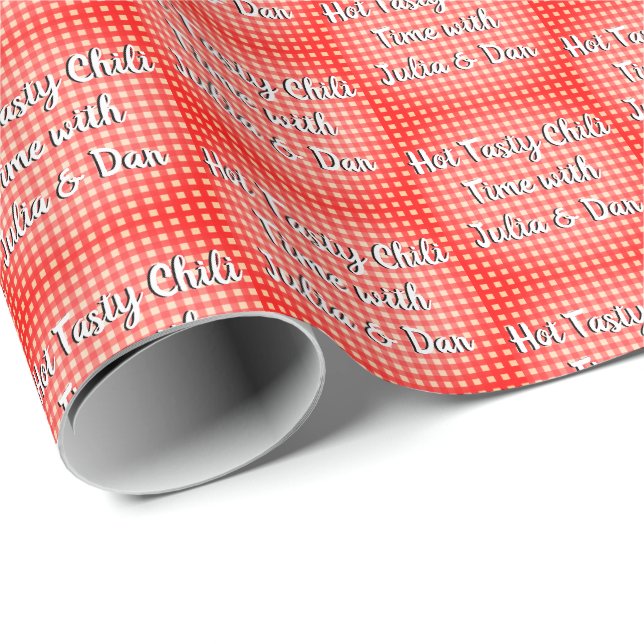 Papel De Presente Rustic Friendstransato Potluck Festa de Ação de Gr (Ponta do rolo)