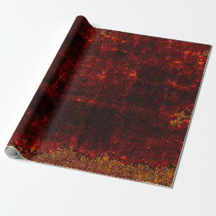 Papel De Presente Rustic Vintage Bright Orange Brown Grunge Textura
