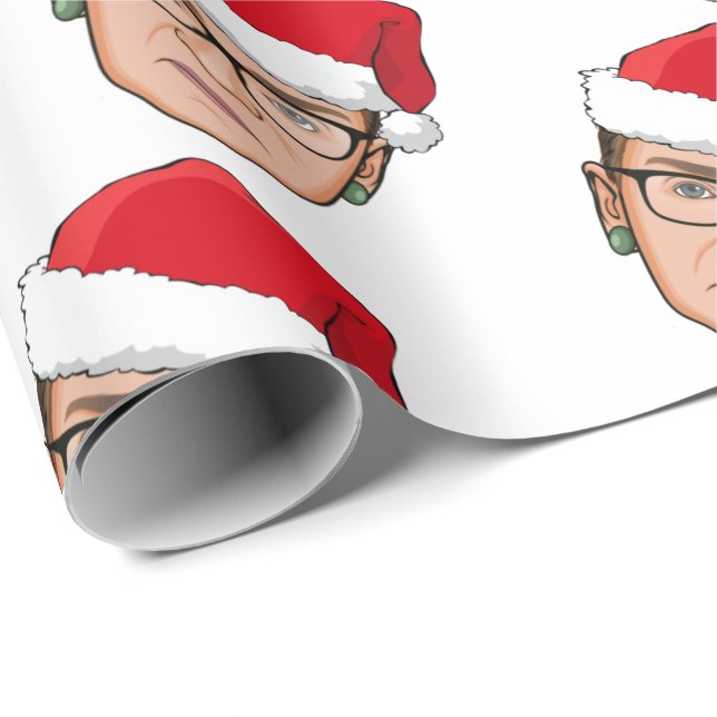 Papel De Presente RUTH BADER GINSBURG Natal (Ponta do rolo)