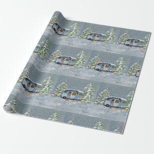 Papel De Presente Rv a tempo inteiro no Natal do inverno