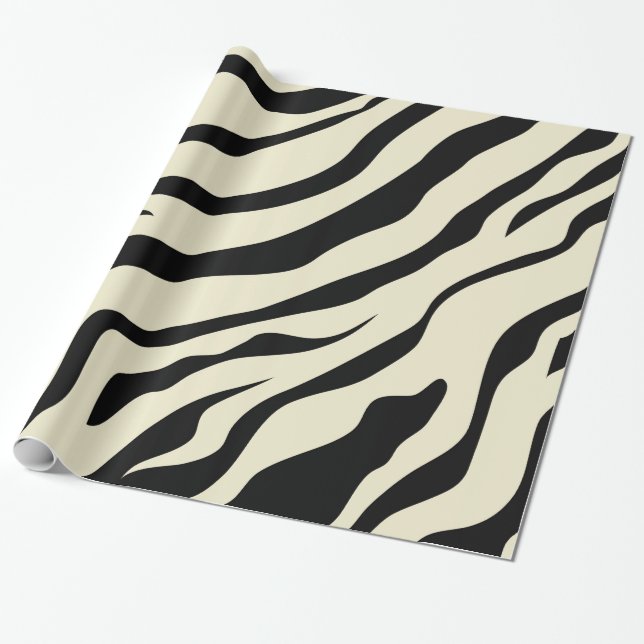 Papel De Presente S.K. Zebra Fever Wrapper Paper (Desenrolado)