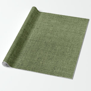Papel De Presente Saco de aniagem verde
