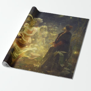 Papel De Presente Sadko na sereia subaquática de Ilya Repin do reino