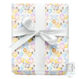 Papel De Presente Safari Animal Wrapap Paper