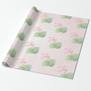 Papel De Presente Sage Eucalyptus em segundo plano Joy Script
