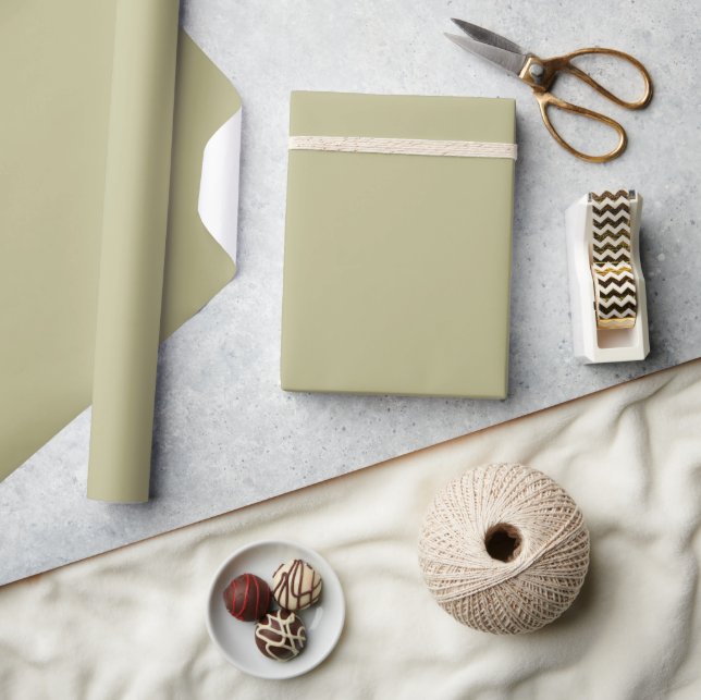 Papel De Presente Sage Matte (Artesanato)