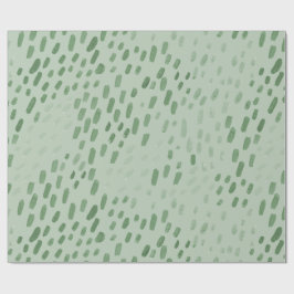Papel De Presente Sage Pontos Pintados