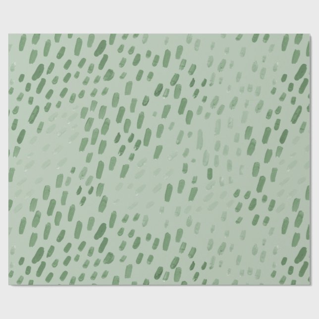 Papel De Presente Sage Pontos Pintados (Aberto)