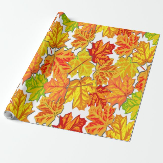 PAPEL DE PRESENTE SAÍDAS DO OUTONO (Desenrolado)