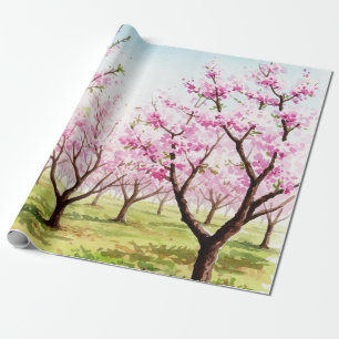 Papel De Presente Sakura