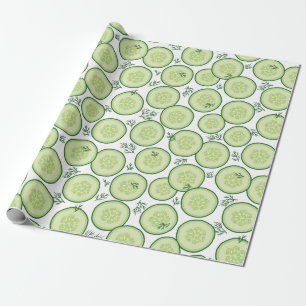 Papel De Presente Salada de pepino