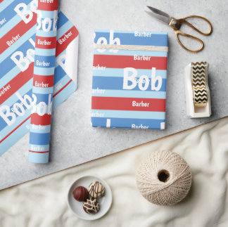 Papel De Presente Salão de Beleza, Barbearia Barbeiro