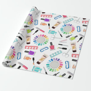 Papel De Presente Salão de Beleza Manicure Pedicure Unhas