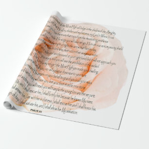 Papel De Presente Salmo 91 O Senhor é o meu refúgio